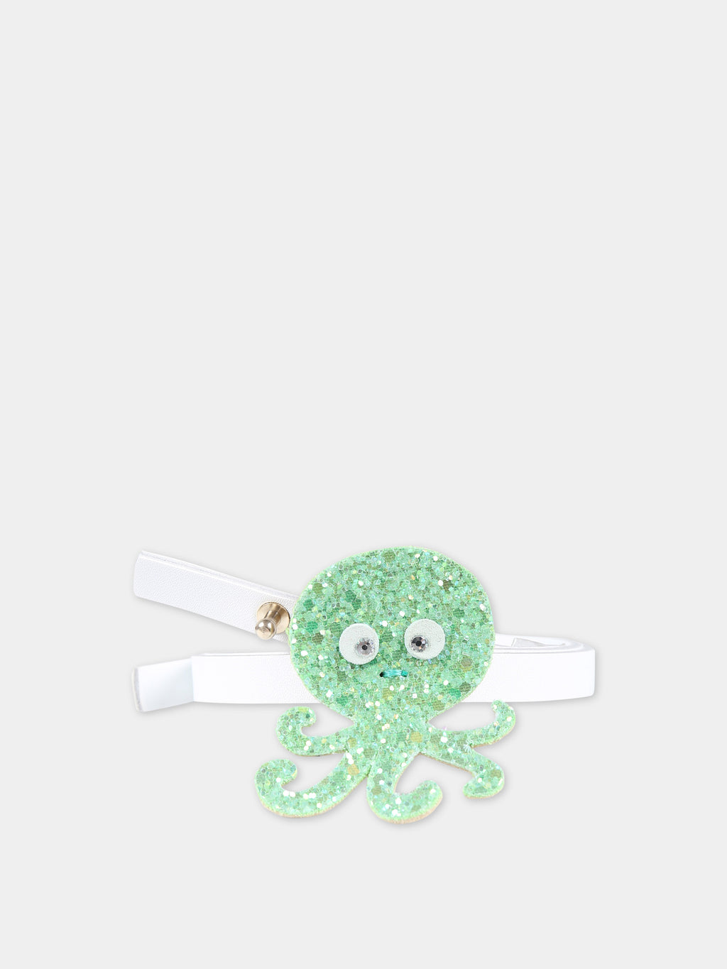 Cintura verde per bambina con polpo